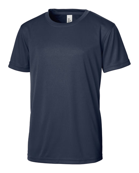 Clique Youth Spin Solution-dyed Performance Jersey Short Sleeve Tee-1