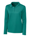 Clique Women's Spin Solution-dyed Performance Pique Long Sleeve Polo-1
