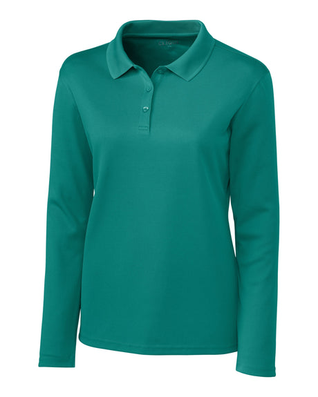 Clique Women's Spin Solution-dyed Performance Pique Long Sleeve Polo-1