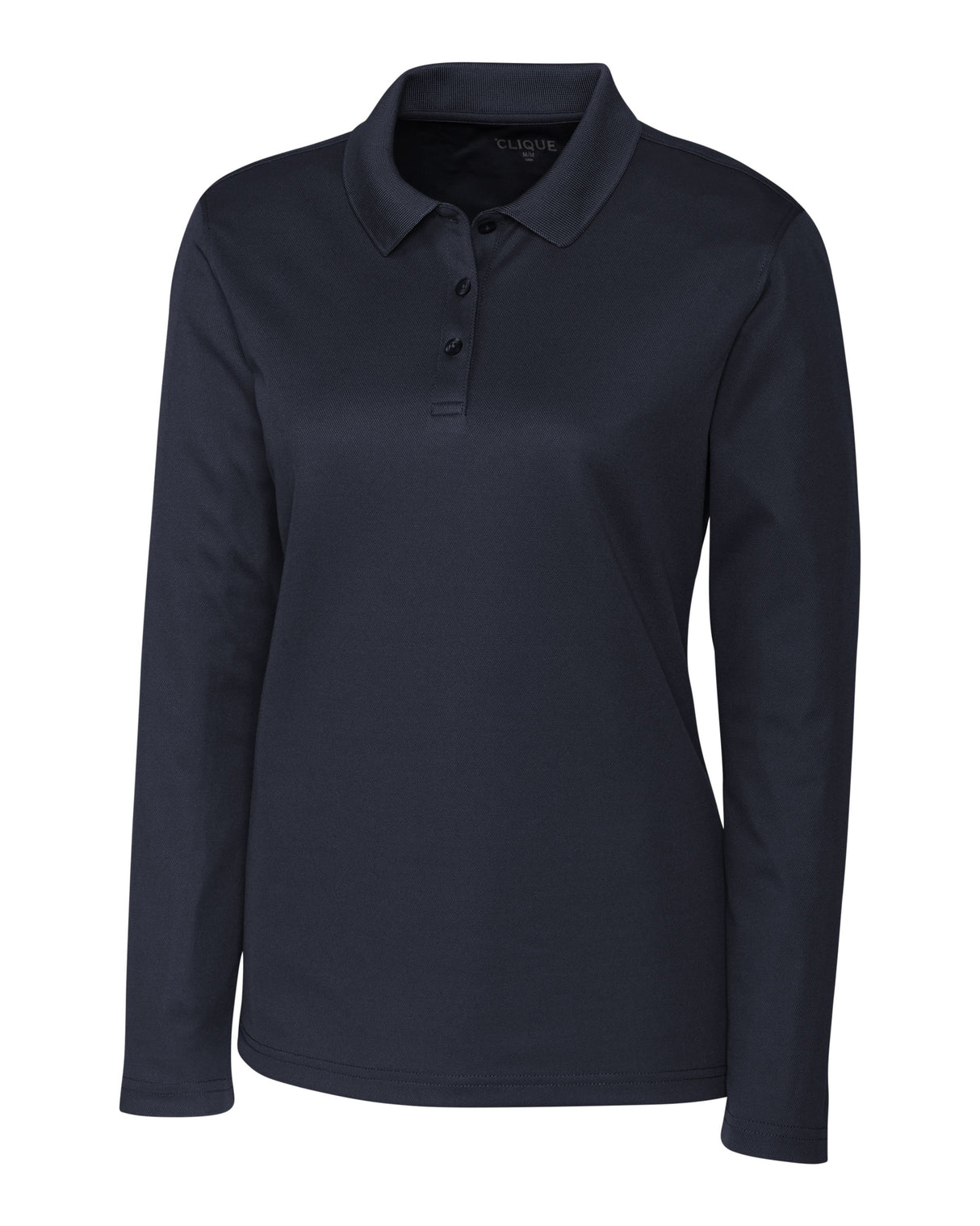 Clique Women's Spin Solution-dyed Performance Pique Long Sleeve Polo-1