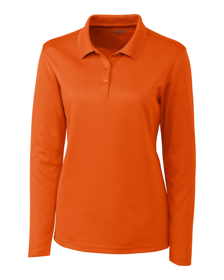 Clique Women's Spin Solution-dyed Performance Pique Long Sleeve Polo-1