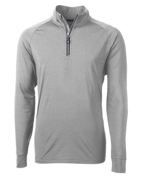 Cutter & Buck Men's Adapt Recycled Soft Knit Stretch Quarter Zip Pullover Mens Apparel Sweatshirts & Fleece