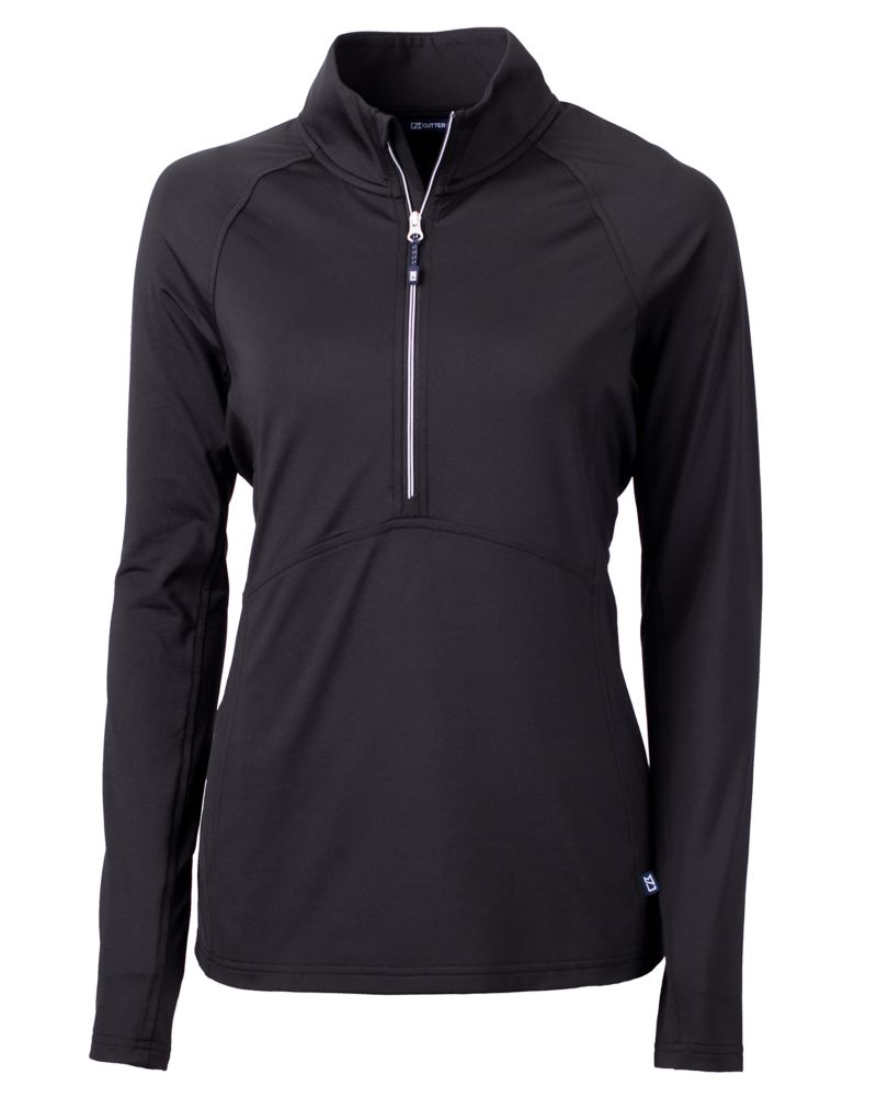 Cutter & Buck Women's Adapt Recycled Soft Knit Stretch Half Zip Pullover-6