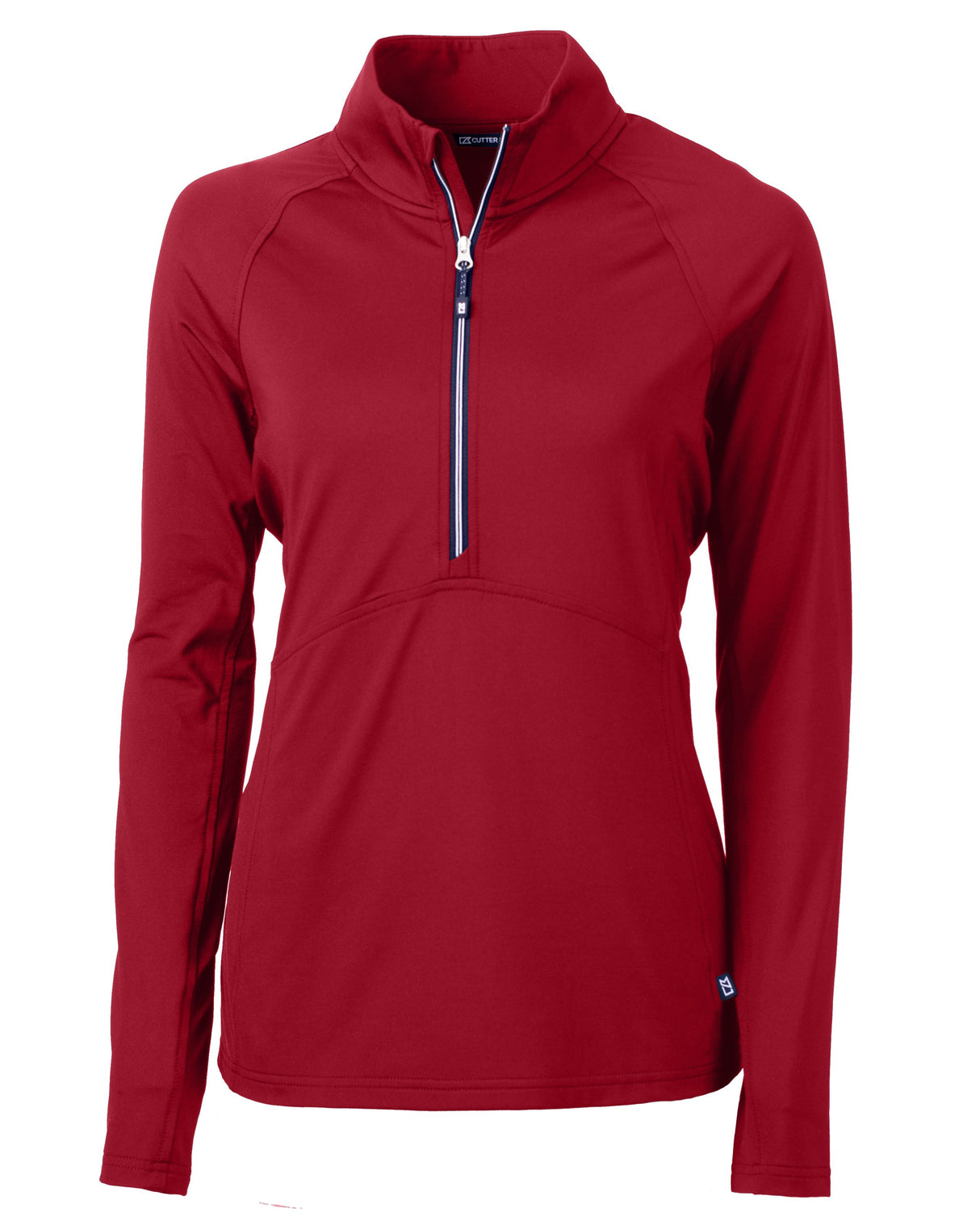 Cutter & Buck Women's Adapt Recycled Soft Knit Stretch Half Zip Pullover-1