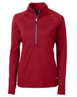 Cutter & Buck Women's Adapt Recycled Soft Knit Stretch Half Zip Pullover-1