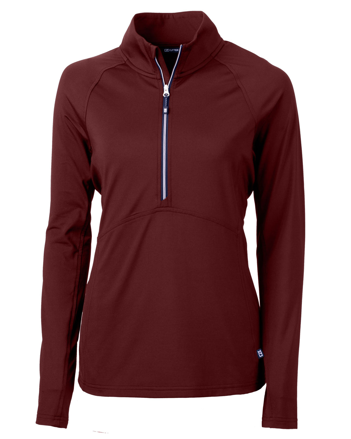 Cutter & Buck Women's Adapt Recycled Soft Knit Stretch Half Zip Pullover-1
