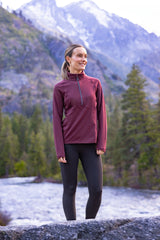 Cutter & Buck Women's Adapt Recycled Soft Knit Stretch Half Zip Pullover-7