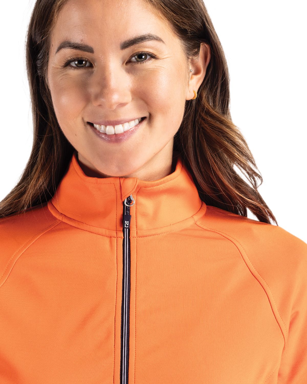 Cutter & Buck Women's Adapt Recycled Soft Knit Stretch Half Zip Pullover-2