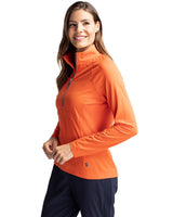 Cutter & Buck Women's Adapt Recycled Soft Knit Stretch Half Zip Pullover-9