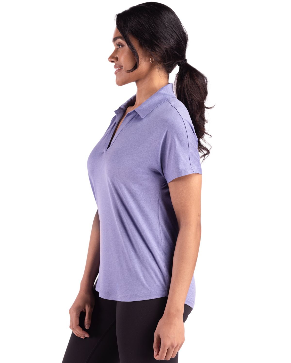 Cutter & Buck Women's Coastline Recycled Double Peached Dolman Polo-6