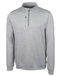 Cutter & Buck Men's Stealth Heathered Quarter Zip-1