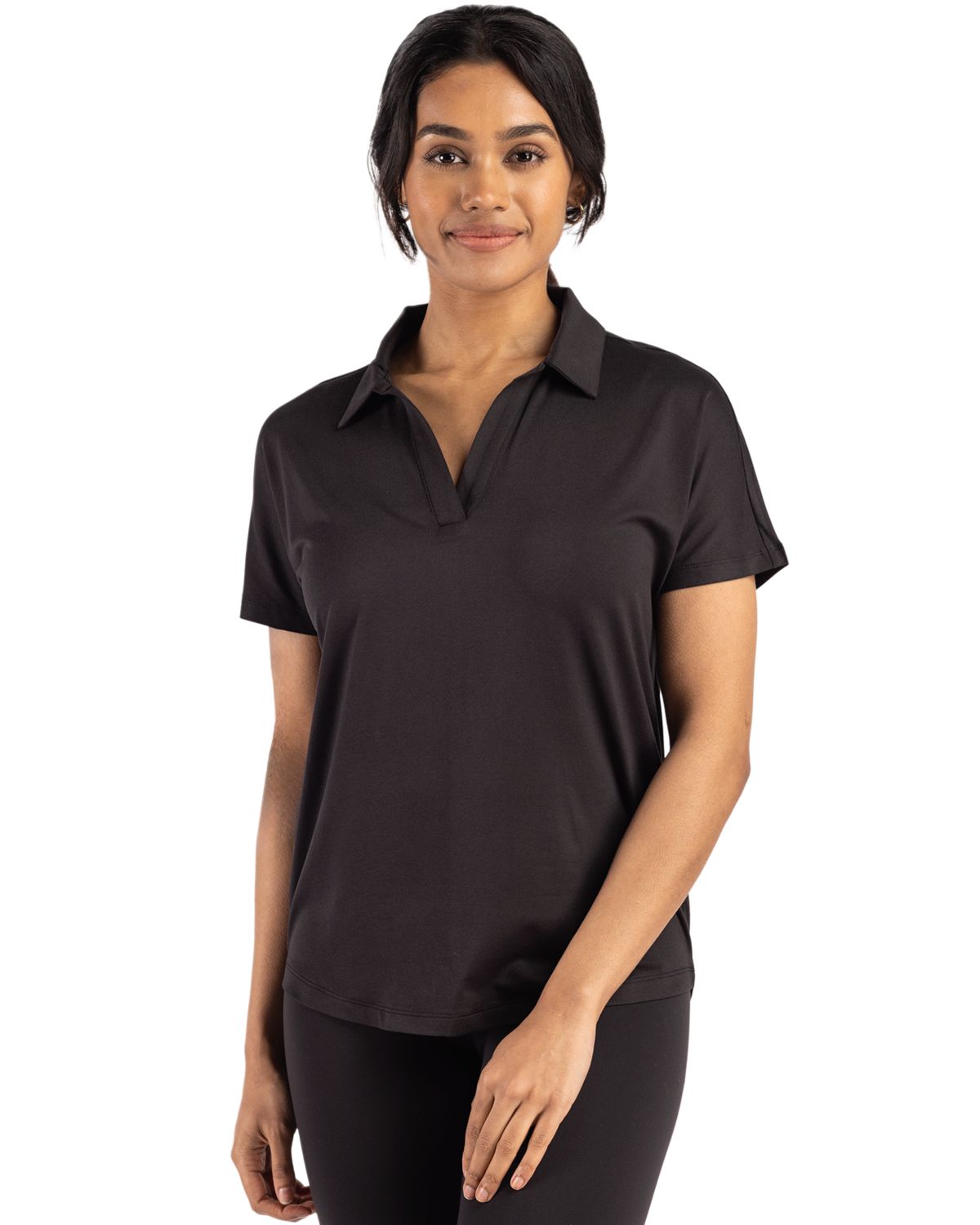 Cutter & Buck Women's Coastline Recycled Double Peached Dolman Polo-5