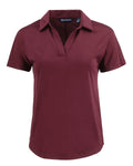 Cutter & Buck Women's Coastline Recycled Double Peached Dolman Polo-1