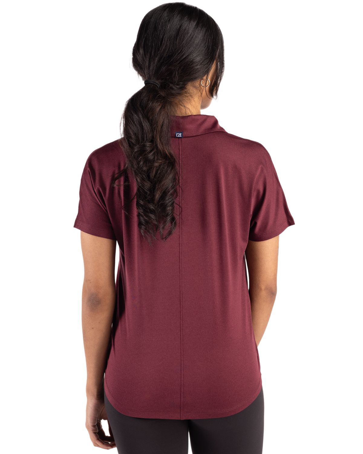 Cutter & Buck Women's Coastline Recycled Double Peached Dolman Polo-5