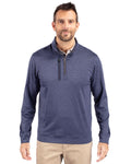 Cutter & Buck Men's Stealth Heathered Quarter Zip-1