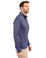 Cutter & Buck Men's Stealth Heathered Quarter Zip-3