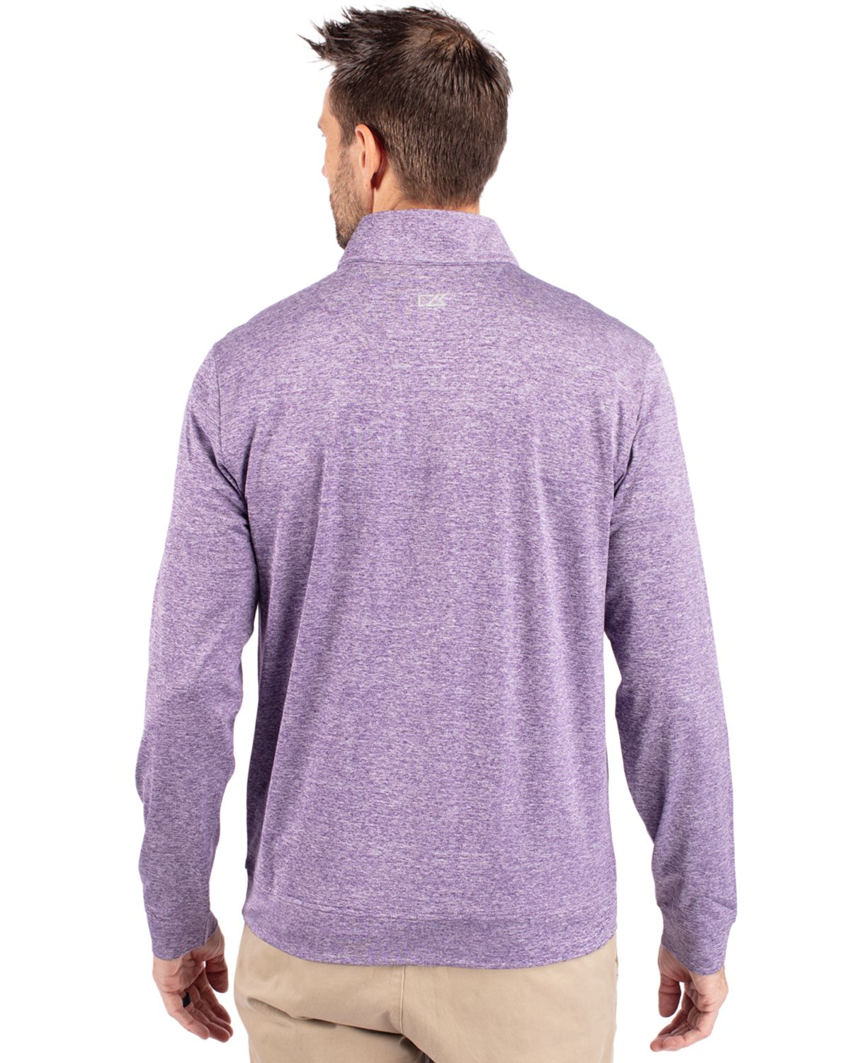 Cutter & Buck Men's Stealth Heathered Quarter Zip-3