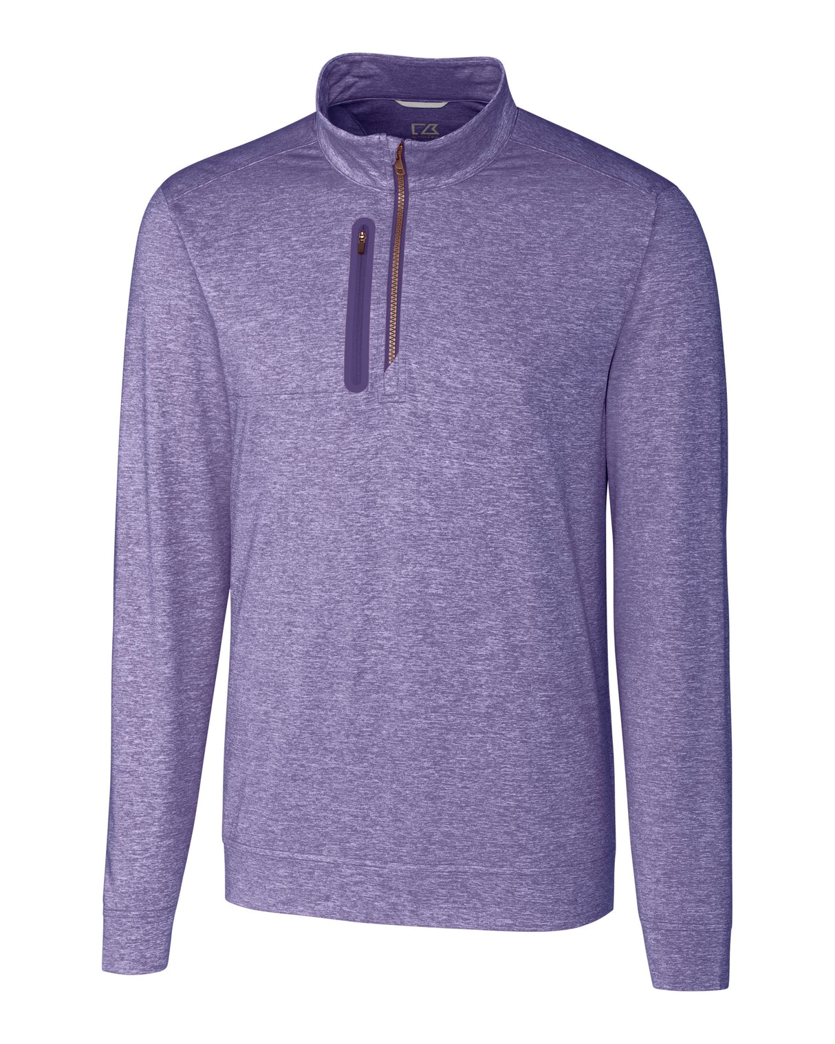 Cutter & Buck Men's Stealth Heathered Quarter Zip-7