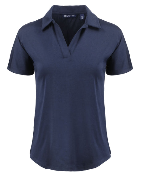 Cutter & Buck Women's Coastline Recycled Double Peached Dolman Polo-1