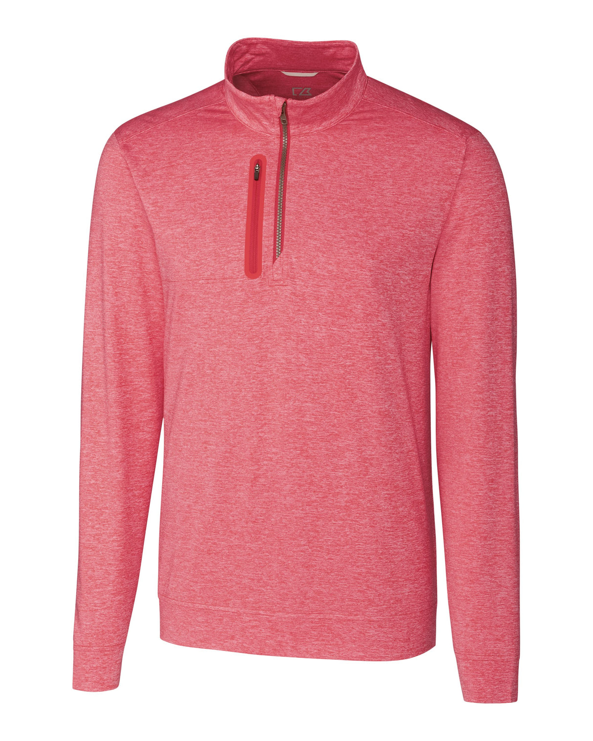 Cutter & Buck Men's Stealth Heathered Quarter Zip-5