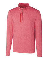 Cutter & Buck Men's Stealth Heathered Quarter Zip-5