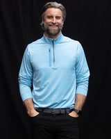 Cutter & Buck Men's Stealth Heathered Quarter Zip-2