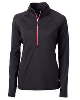 Cutter & Buck Women's Adapt Recycled Soft Knit Stretch Half Zip Pullover-1