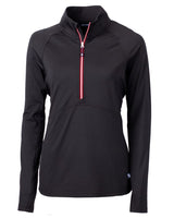Cutter & Buck Women's Adapt Recycled Soft Knit Stretch Half Zip Pullover-2