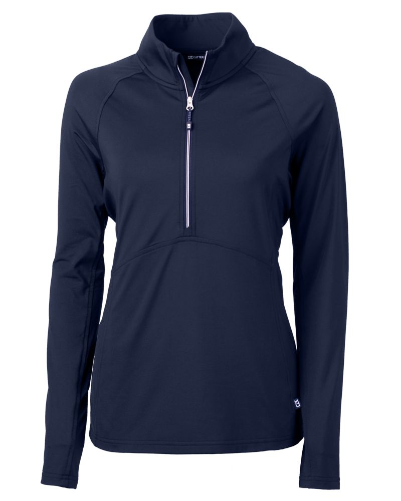 Cutter & Buck Women's Adapt Recycled Soft Knit Stretch Half Zip Pullover-5