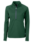 Cutter & Buck Women's Adapt Recycled Soft Knit Stretch Half Zip Pullover-1