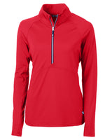 Cutter & Buck Women's Adapt Recycled Soft Knit Stretch Half Zip Pullover-2