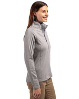 Cutter & Buck Women's Adapt Recycled Soft Knit Stretch Half Zip Pullover-6