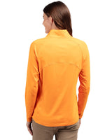 Cutter & Buck Women's Adapt Recycled Soft Knit Stretch Half Zip Pullover-5