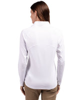 Cutter & Buck Women's Adapt Recycled Soft Knit Stretch Half Zip Pullover-5