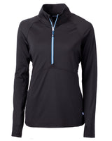 Cutter & Buck Women's Adapt Recycled Soft Knit Stretch Half Zip Pullover-1