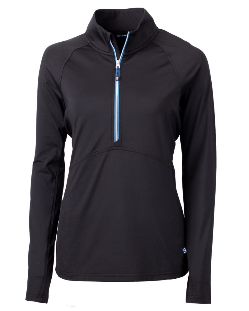 Cutter & Buck Women's Adapt Recycled Soft Knit Stretch Half Zip Pullover-2