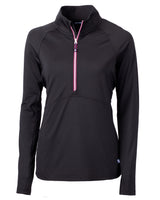 Cutter & Buck Women's Adapt Recycled Soft Knit Stretch Half Zip Pullover-1
