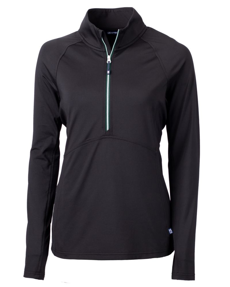 Cutter & Buck Women's Adapt Recycled Soft Knit Stretch Half Zip Pullover-2