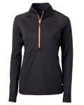 Cutter & Buck Women's Adapt Recycled Soft Knit Stretch Half Zip Pullover-1