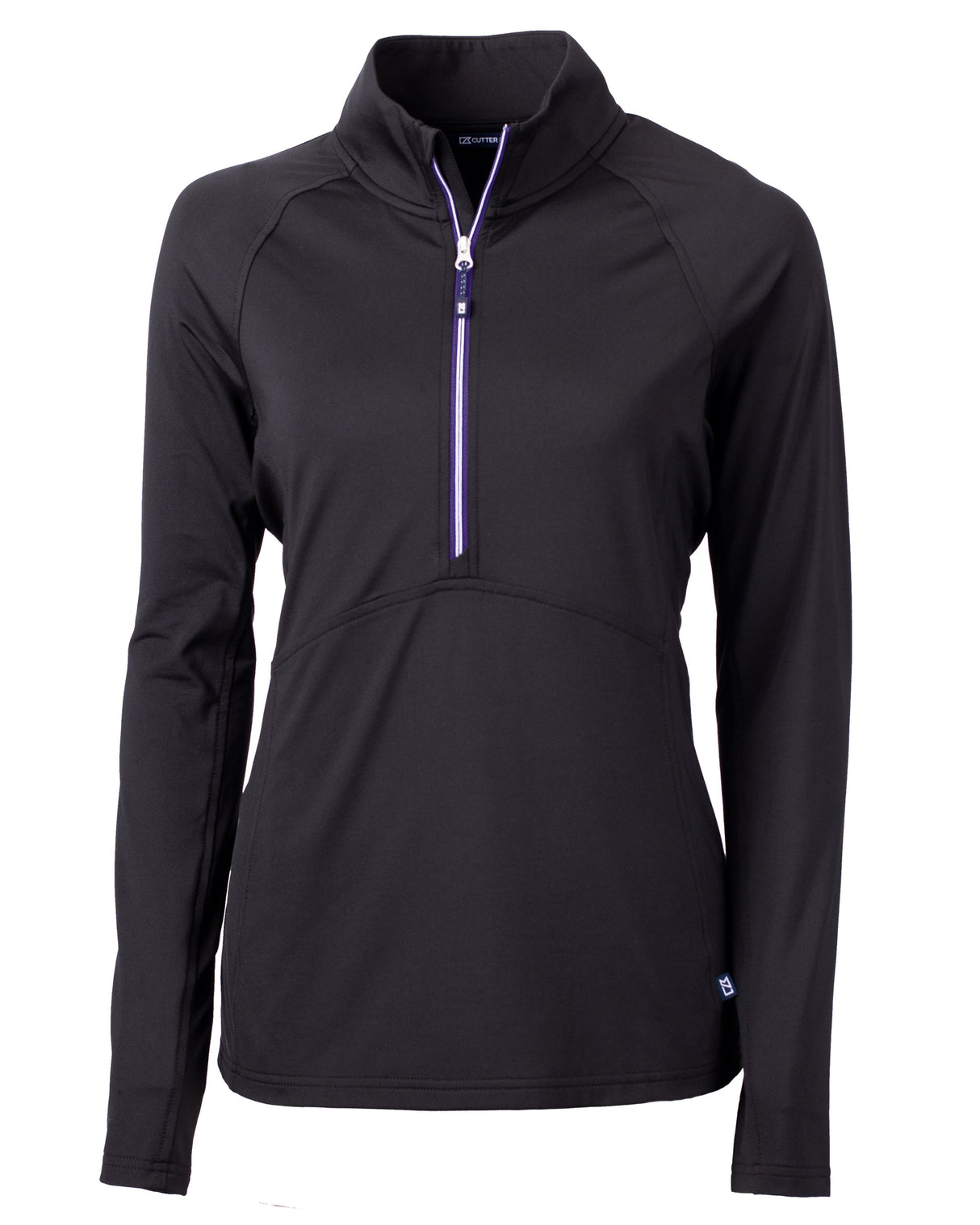 Cutter & Buck Women's Adapt Recycled Soft Knit Stretch Half Zip Pullover-1