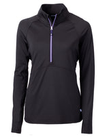 Cutter & Buck Women's Adapt Recycled Soft Knit Stretch Half Zip Pullover-1