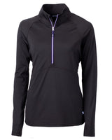 Cutter & Buck Women's Adapt Recycled Soft Knit Stretch Half Zip Pullover-2