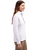 Cutter & Buck Women's Adapt Recycled Soft Knit Stretch Half Zip Pullover-6