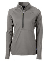 Cutter & Buck Women's Adapt Recycled Soft Knit Stretch Half Zip Pullover-1