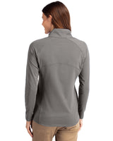 Cutter & Buck Women's Adapt Recycled Soft Knit Stretch Half Zip Pullover-5