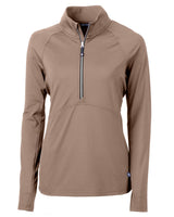Cutter & Buck Women's Adapt Recycled Soft Knit Stretch Half Zip Pullover-2