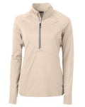 Cutter & Buck Women's Adapt Recycled Soft Knit Stretch Half Zip Pullover-1