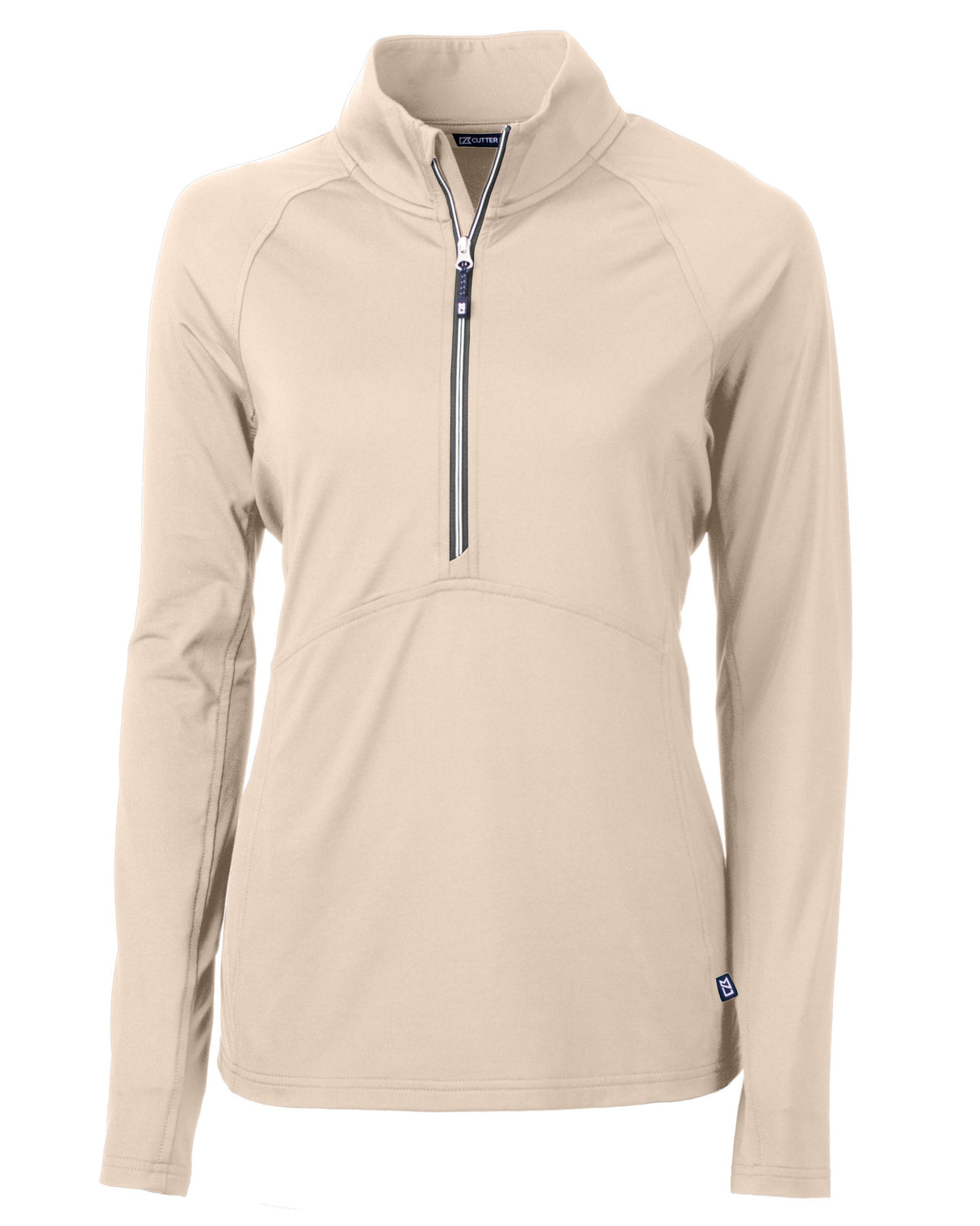 Cutter & Buck Women's Adapt Recycled Soft Knit Stretch Half Zip Pullover-1
