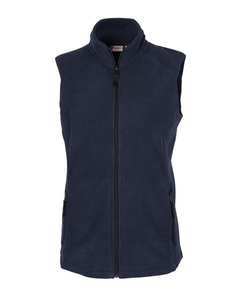 Clique Women's Summit Performance Fleece Full Zip Vest-2