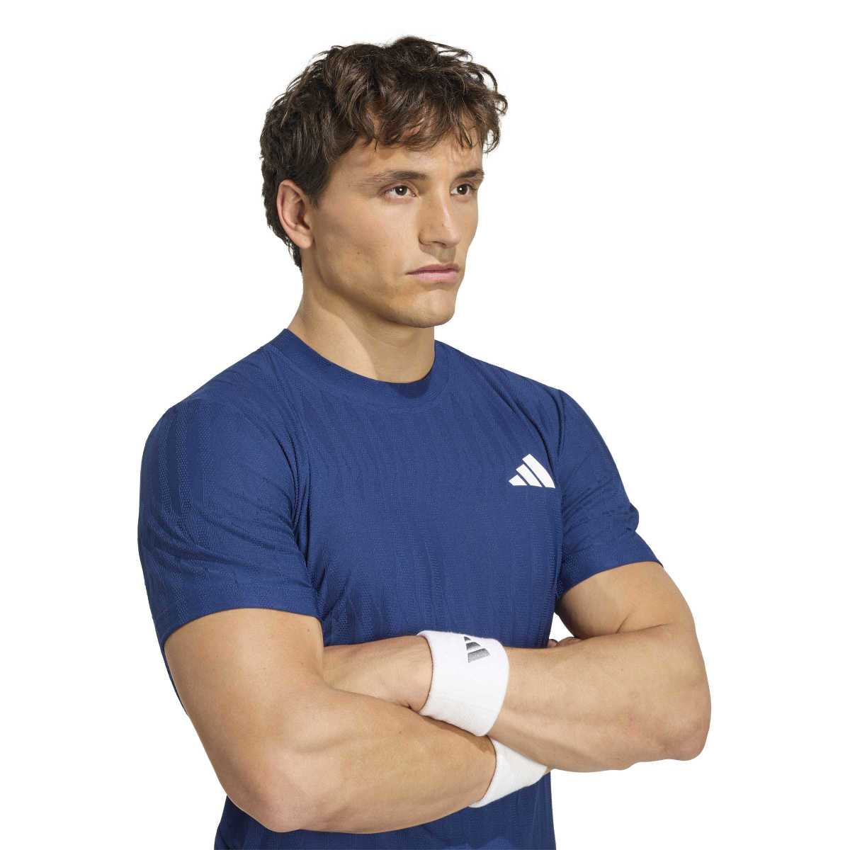 adidas Men's Tennis Climacool+ Airchill Freelift T-Shirt-6